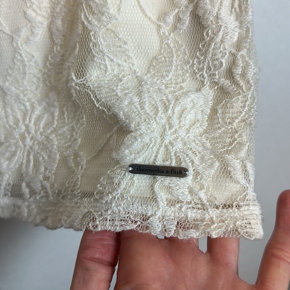 Abercrombie & Fitch Long Sleeve Lace Body-Con Mini Dress Size Small - Picture 5 of 16